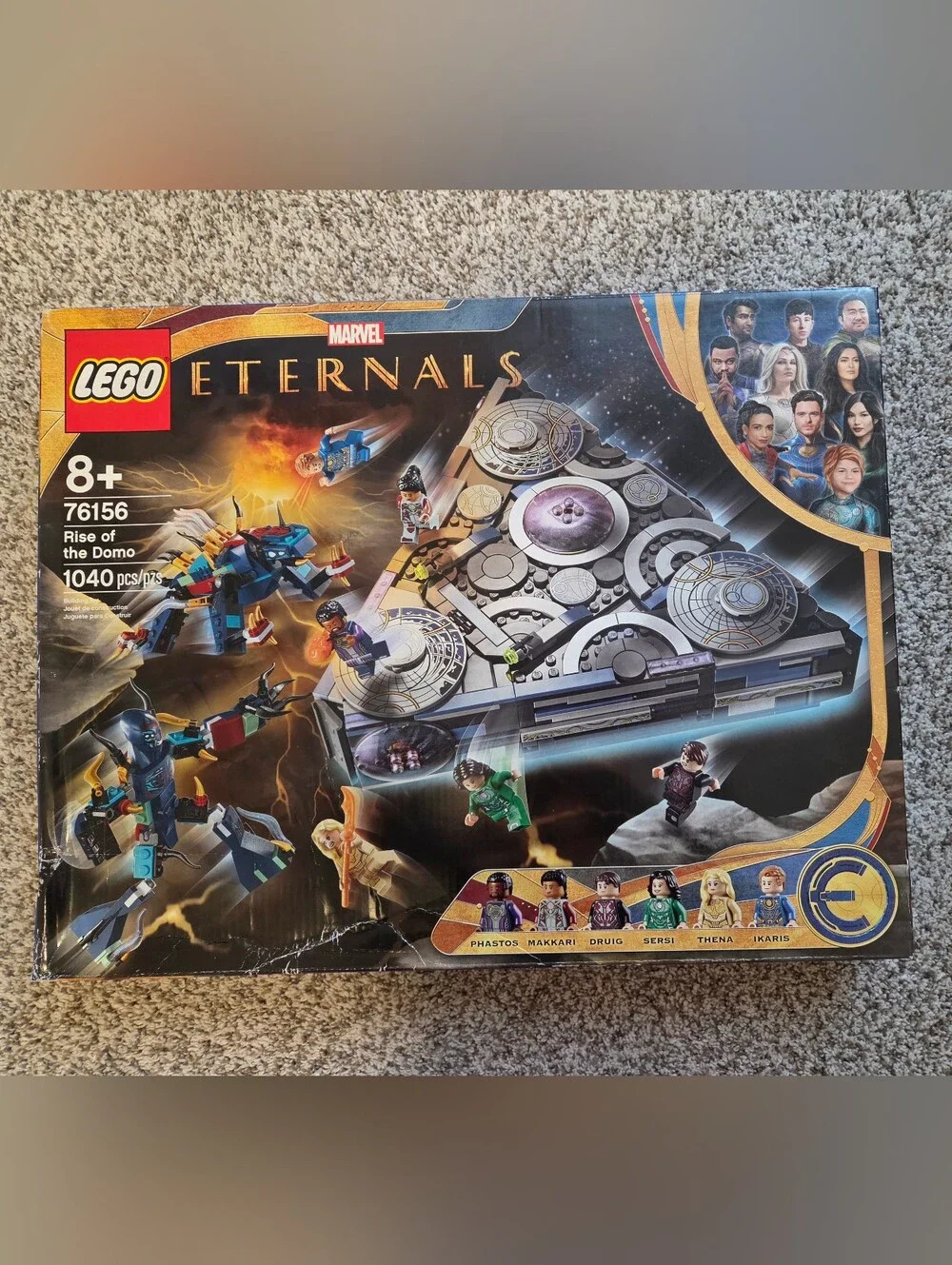 LEGO Marvel Eternals Rise of the Domo Kids Toy - Blue/Grey